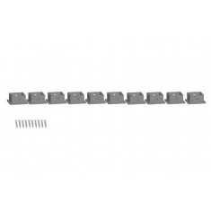 HO, TT, N Scale Easy-Track Railway - Base Plate (10pcs, 16 mm x 16 mm x 1 mm)