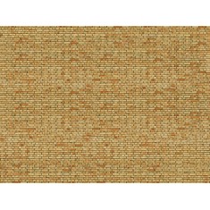 HO Scale Clinker Yellow Multicol (3D Cardboard Sheet, 250 x 125mm)