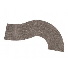 HO Scale Structured Curve "Cobblestone" (7.5 cm wide, approx. 32 cm long)