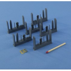 1/72 US Bomb 500 Lbs Mk-82 Snakeye w/Mk15 Mod IV Fin (6 Sets: 4 Different Nose)