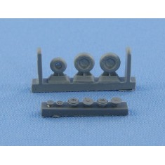 1/72 Soviet Yak-52 Main and Tail Wheels Set (No Mask Series)