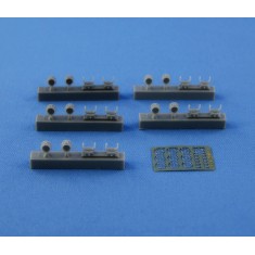 1/350 IJN 110cm Searchlights (10pcs, Resin+PE+Film)