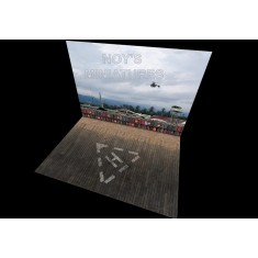 1/144 Airfield Tarmac Sheet: South East Asia (SEA) US Helicopter Set (2 sheets)