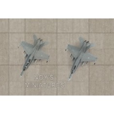 1/144 Airfield Tarmac Sheet: Modular Generic Concrete Slabs (Length: 310mm, Width: 219mm)