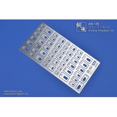 Non-scale Scribing Templates 125 for Gunpla