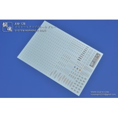 1/144 & 1/100 Detail-Up Decal Gray for Gunpla