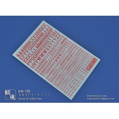 1/144 & 1/100 Decel Of Letter Red for Gunpla