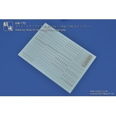 1/144 & 1/100 Detail-Up Decal 03 Light Gray for Gunpla