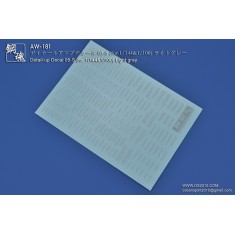 1/144 & 1/100 Detail-Up Decal 05-S Light Gray for Gunpla