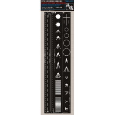 1/700 Spraying Stencils for IJN Aircraft Carrier Flight Deck Markings