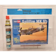 Activity Set - HobbyBoss 1/72 Spitfire Mk Vb with GSI Cement and Paints