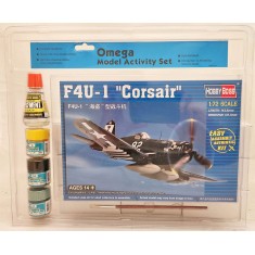 Activity Set - HobbyBoss 1/72 Corsair with GSI Cement and Paints