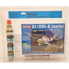 Activity Set - HobbyBoss 1/72 Messer Bf109 with GSI Cement and Paints