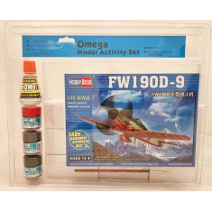 Activity Set - HobbyBoss 1/72 Focke Wolf Fw190 with GSI Cement and Paints