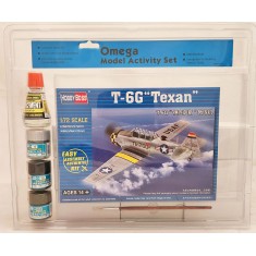 Activity Set - HobbyBoss 1/72 T-6 Texan/Wirraway with GSI Cement and Paints