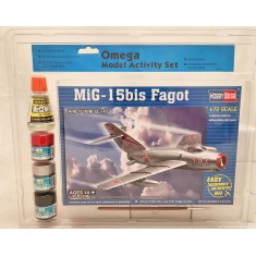 Activity Set - HobbyBoss 1/72 MiG-15 Fagot with GSI Cement and Paints