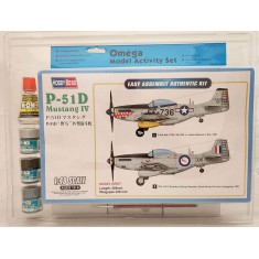 Activity Set - HobbyBoss 1/48 P-51D Mustang IV with GSI Cement and Paints