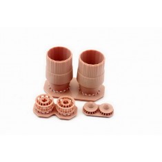 1/48 Sukhoi Su-27 AL-31F C-D Nozzles for G.W.H kits