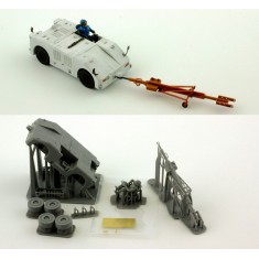1/72 PLAN  Shipboard Tow Tractor 3D Print kit w/Metal parts