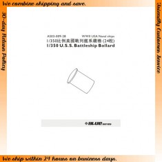 1/350 USS Battleship Bollard Metal Parts (24pcs)