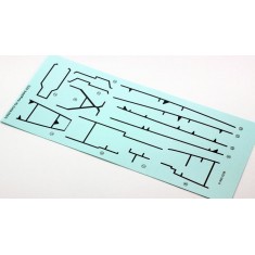 Decals for 1/350 ROCS DDG-925 De Yang Anti-skid Walkway 
