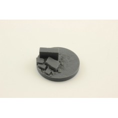 49mm Display Base #01 - Collapsed Brick Wall and Red Earth
