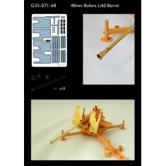 1/35 40mm L/60 Bofors Barrel for Bronco kit #35028