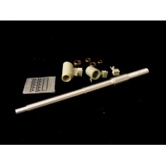 1/35 Leopard 2A5 Rheinmetall 120mm L44 Barrel for Tamiya kit (3 Resin+PE+5 Metal Parts)