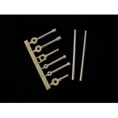 1/35 D9R Hydraulic Pressure Rod for Meng SS-002 kit (Resin+2 Metal Parts)
