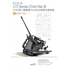 1/72 German 37mm Anti-aircraft Gun Flak 36