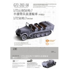 1/72 Sd.Kfz.7 Early Type Plastic kit