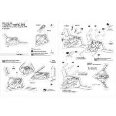 1/350 Northrop Grumman X-47B (2 Sets: Resin + PE + Decals)