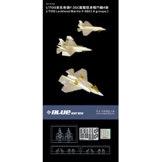 1/700 Lockheed Martin F-35C (4 Kits: Resin+PE+Decals)