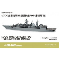1/700 HMS Cornwall F99 - Type 22 Frigate Batch 3 (Complete Resin kit)