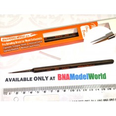 Professional Kolinsky Modelling Brush (Round, Size 3/0) - Crafted for Precision & Quality