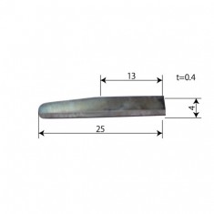 Round Tip Blade for Ultrasonic Cutter ZO-91/ZO-41/ZO-40