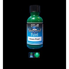 Acrylic Lacquer Paint - Pearls & Effects Colour Green Pearl (30ml)