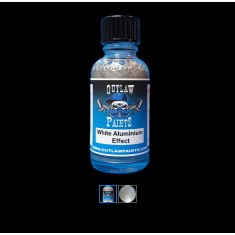 Acrylic Lacquer Paint - Pearls & Effects Colour White Aluminium Effect (30ml)