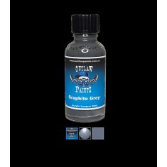 Acrylic Lacquer Paint - Solid Colour Graphite Grey (30ml)