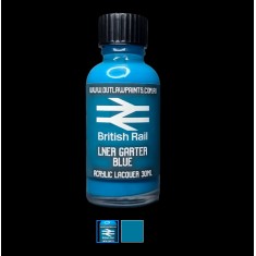 Acrylic Lacquer Paint - Solid Colour LNER Grater Blue (30ml)