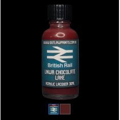 Acrylic Lacquer Paint - Solid Colour LNWR Chocolate Lake (30ml)