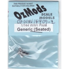 1/144 WWII Generic Pilots (seated - 2 figures per pack)