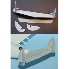 1/48 Lockheed Hudson Tail, Rudder, Elevator (corrected for Classic Airframe kit)