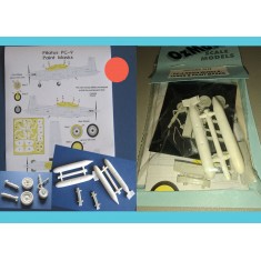 1/72 PC-9 Resin Wheels, Tanks and Paint Masks for OMKIT7202/7207