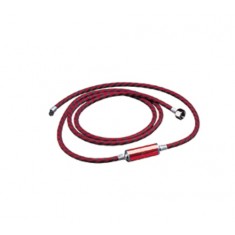 1/8" 6-Foot Nylon Braided Air Hose with Moisture Trap and Couplings