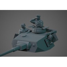 1/35 German Panzerjacke Turret Crew (PzIII & PzIV Tanks)