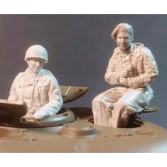 1/35 British Sherman 'Firefly' Tanks  Turret 'Pixie' Suit Set