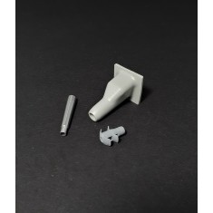 1/35 StuH III Topfblende Mantlet w/StuG42 Howitzer (final muzzle brake)
