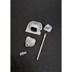 1/35 Jagdpanzer IV L48 Early mantlet with PaK39 Gun (Double baffle muzzle brake)
