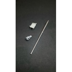 1/35 PaK 40 Gun Barrel with Breech (Late muzzle brake)